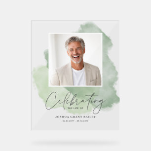 Personalisiertes Zeichen zur Feier des Lebens Mode Acrylschild