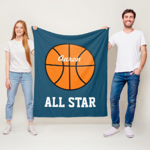 Personalisiertes Zimmer Basketball-Blanket-Geschen Fleecedecke