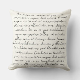 Personalisiertes Zitatgedicht Kissen
