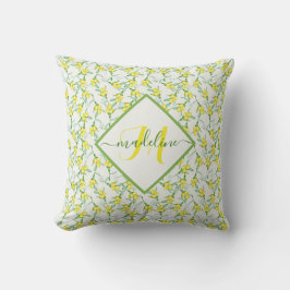 Personalisiertes Zitronenmuster Kissen