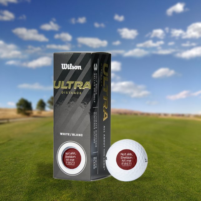 Personalisiertes Zitterspruchsangebot Golfball (Von Creator hochgeladen)