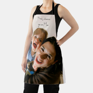 Personalisiertes Zuhause Mama Liebe Foto Schürze