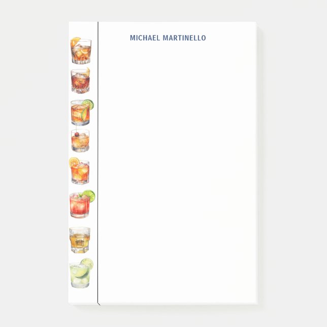 Personalisiertes Zuhause-Office Post-it Klebezettel (Vorderseite)