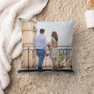 Personalisiertes Zwei-Foto-Wurfkissen Kissen