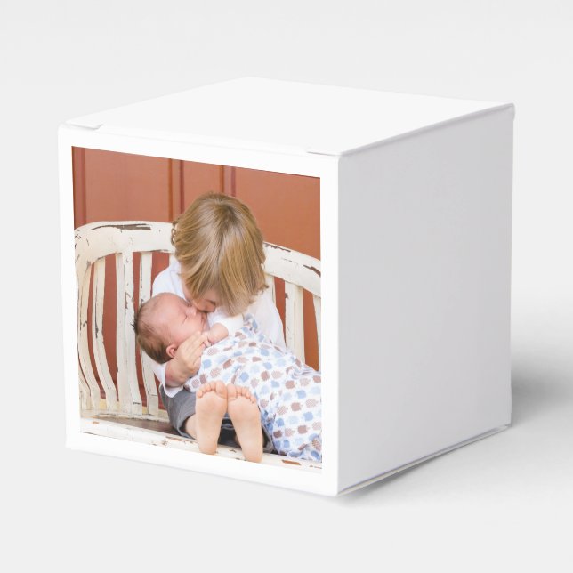 Personalisiertes zweiseitiges Foto Geschenkschachtel (Vorderseite)