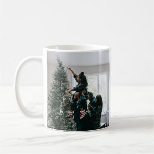 Personalisiertes zweiseitiges Foto Kaffeetasse