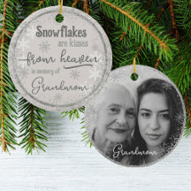 Personalisiertes zweiseitiges Memory Snowflake Fot