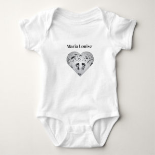 Personalisiertes Zwillinge-Baby-Bodysuit Baby Strampler