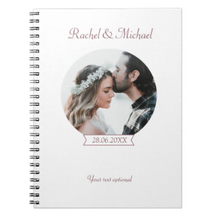 Personalisierung Hochzeit Foto Notizblock