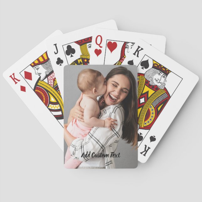 Personalisierung von Fotos Spielkarten (Rückseite)