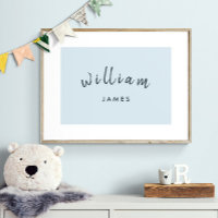 Personalisischer Name Kinderspielraum Boy Pastel B