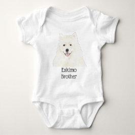 Personalizable American Eskimo Hund Samoyed Baby Strampler