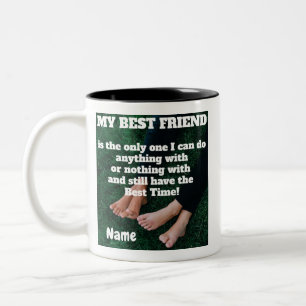Personalizable Best Friend Coffee Tasse