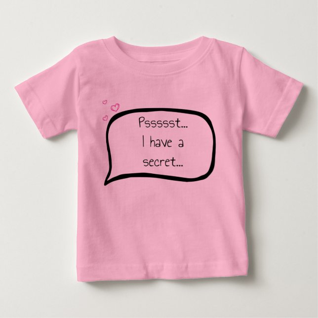Personalizable  Big Sister announcement Baby T-shirt (Vorderseite)