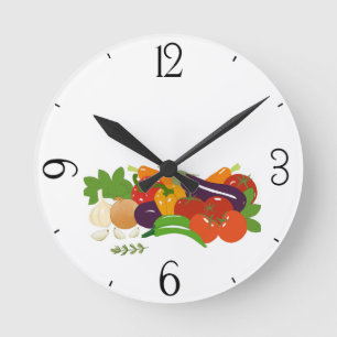 Personalizable Clock with Numbers Runde Wanduhr