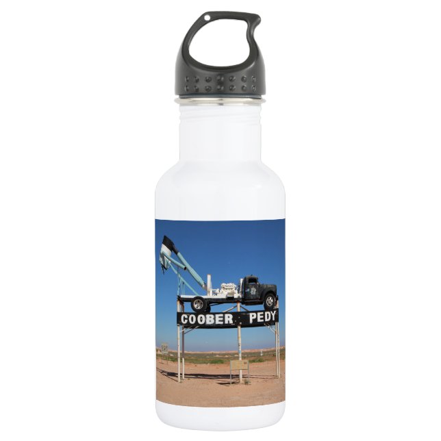 Personalizable Coober Pedy Outback Souvenir Trinkflasche (Vorderseite)