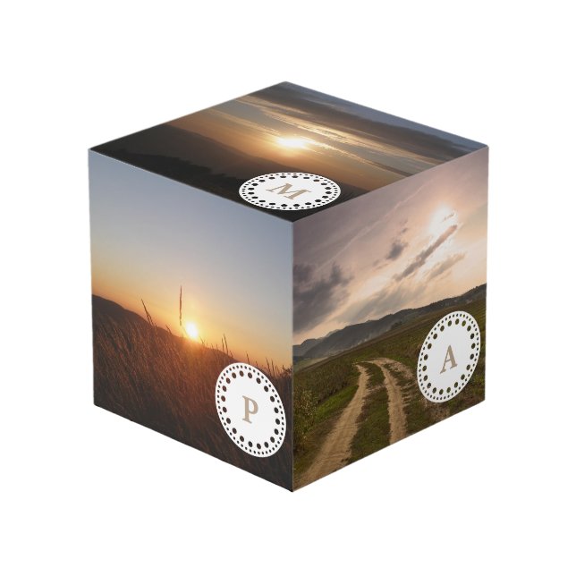 Personalizable Foto-Würfel Würfel (Vorderseite Schrägansicht)