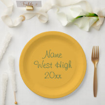 Personalizable Green Gold Class of 2025 Abschluss