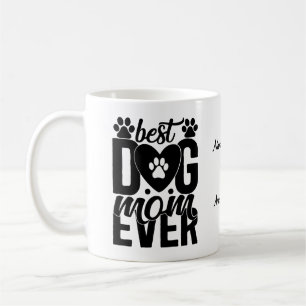 Personalizable Hund Lover Tasse Hunde Mama Kaffe