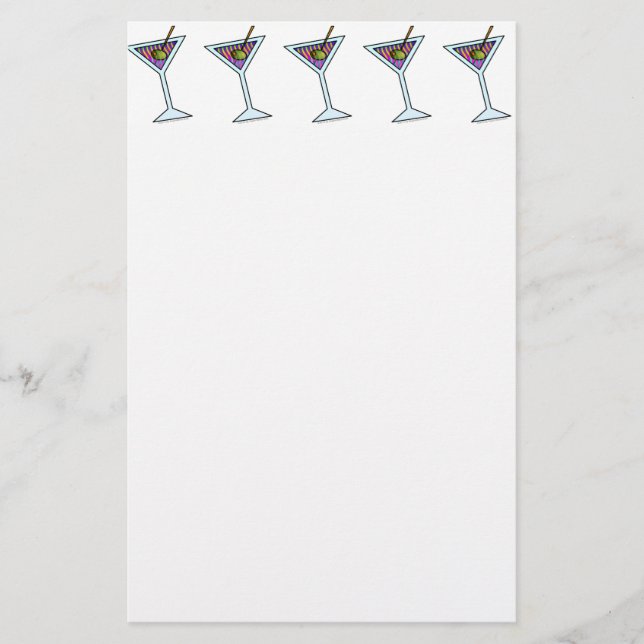 Personalizable MARTINI STATIONERY Briefpapier (Vorderseite)