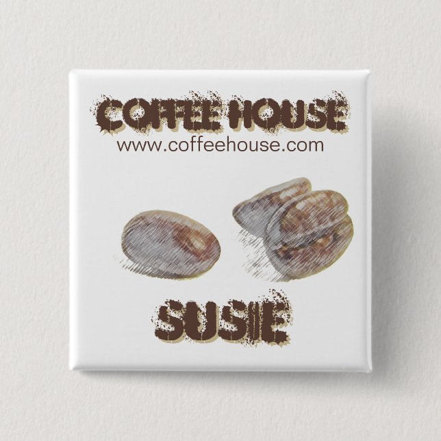 personalizable Namensschildknopf "der Button (Vorderseite)