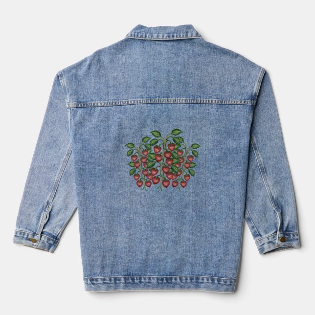 Personalizado Chaqueta vaquera para mujer (Chaquet Jeansjacke (Rückseite)