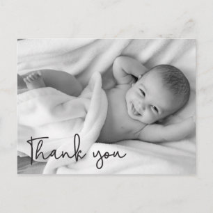 Personalize Baby Birth Ankündigung Vielen Dank Postkarte