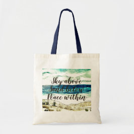 Personalize Beach Tote Bag Tragetasche