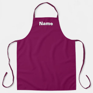 Personalize Cafe Caterer Baker Plum Küche Schürze