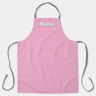 Personalize Café Coffee Shop Pastel Pink Schürze