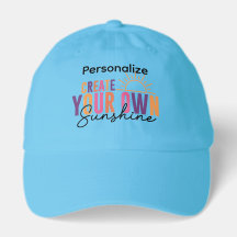 Personalize Create Your Own Sunshine Truckers Hat