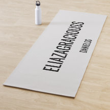 Personalize Cute Name Chic Grey Black Professional