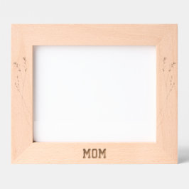 Personalize Elegant Floral Mom Engraved Frames Geätzte Rahmen