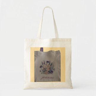 personalize floral tote tragetasche