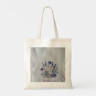 personalize floral tote tragetasche