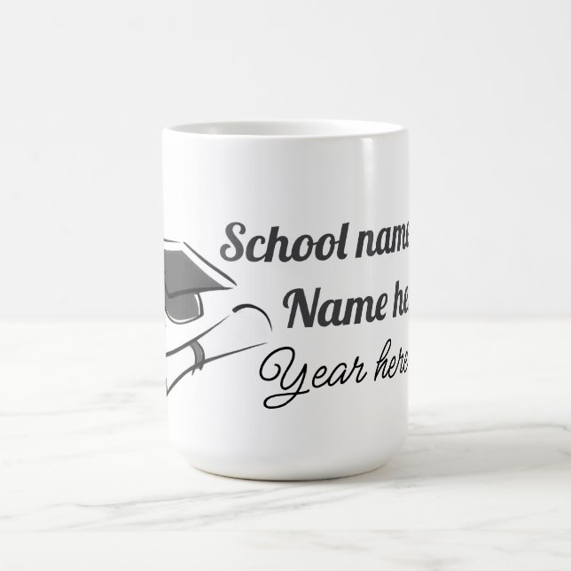 Personalize Graduation Balloon Kaffeetasse (Mittel)