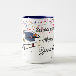 Personalize Graduation Balloon Tasse