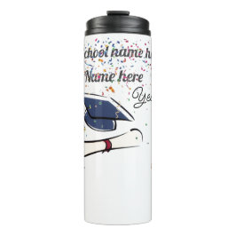 Personalize Graduation Balloon Thermosbecher