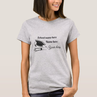 Personalize Graduation  T-Shirt