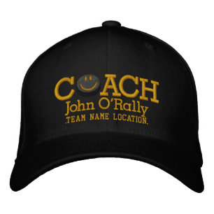 Personalize Hockey Coach Cap Your Name! Bestickte Kappe