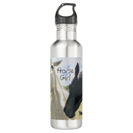 Personalize - Horl Girl - Funny Pferd Edelstahlflasche