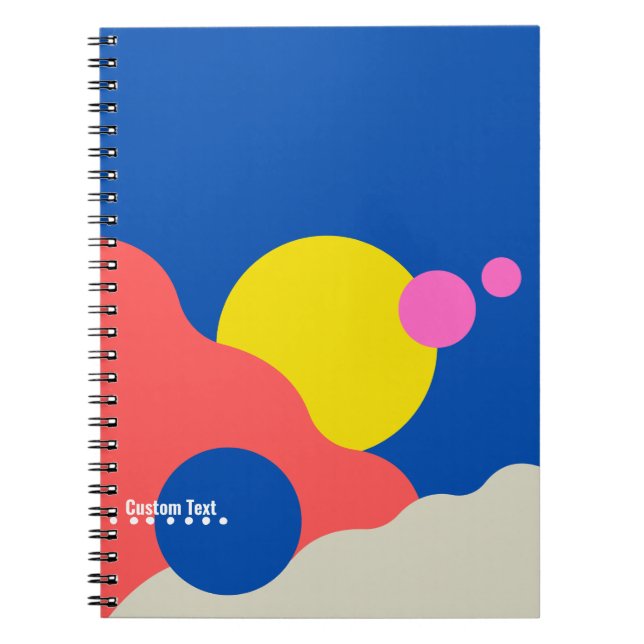 PERSONALIZE: Inspiriert durch Bauhaus-Notebook Notizblock (Vorderseite)