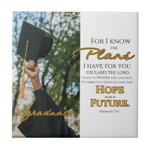 Personalize Jeremiah 29:11 Grad Cap Scripture Fliese