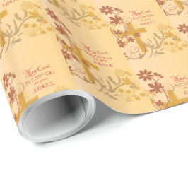 Personalize, Jubilee Anniversary Nun Cross, Wirbel Geschenkpapier