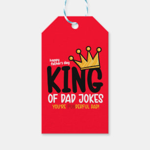 Personalize King of Vater Jokes Geschenkanhänger