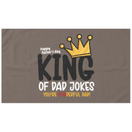 Personalize King of Vater Jokes Tischdecke