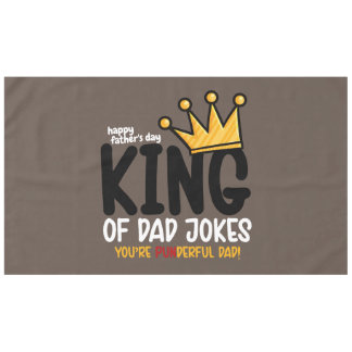 Personalize King of Vater Jokes Tischdecke