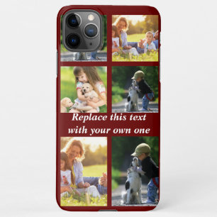 Personalize photo collage and text Case-Mate iPhon iPhone 11Pro Max Hülle