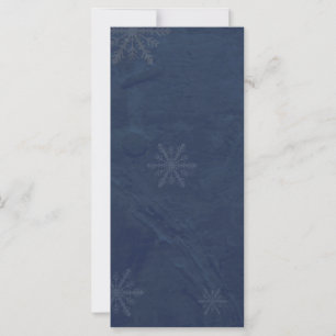 PERSONALIZE - Schneeflocken 4 - Original Dunkelbla