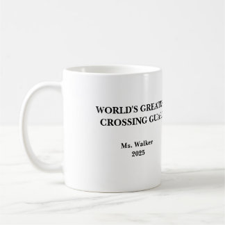 Personalize School Crossing Guard Kaffeetasse